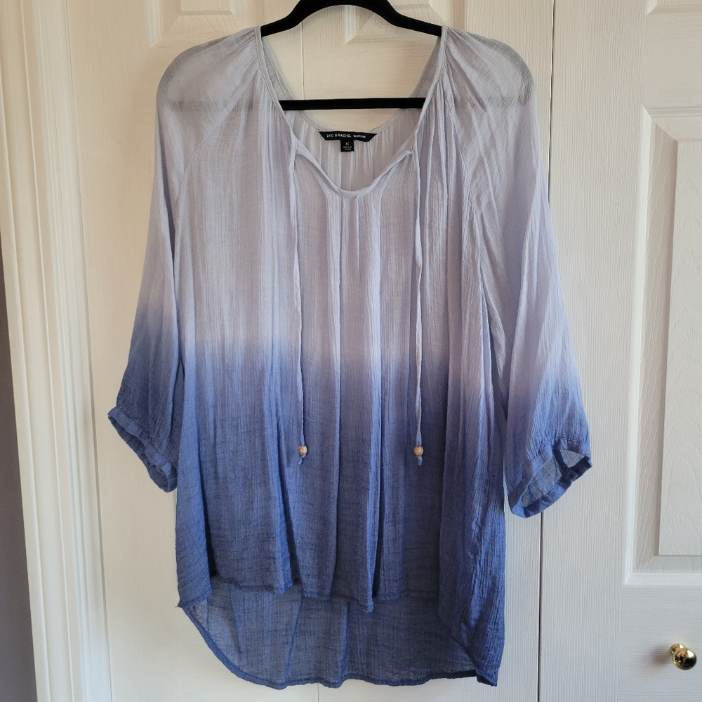 beachy bohemian tunic top